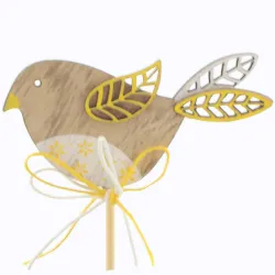 Pick de pajarito para poner en ramo de flores