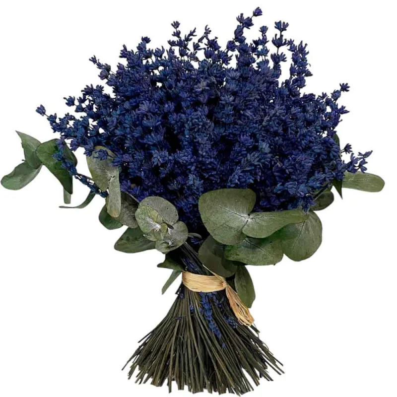 Ramo de lavanda preservada