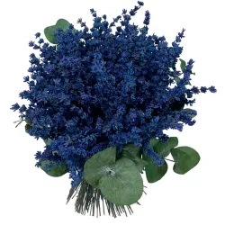 Ramo con flores de lavanda preservada