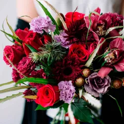 Entrega de flores en Madrid