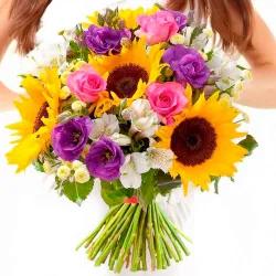 Comprar y enviar girasoles en Madrid
