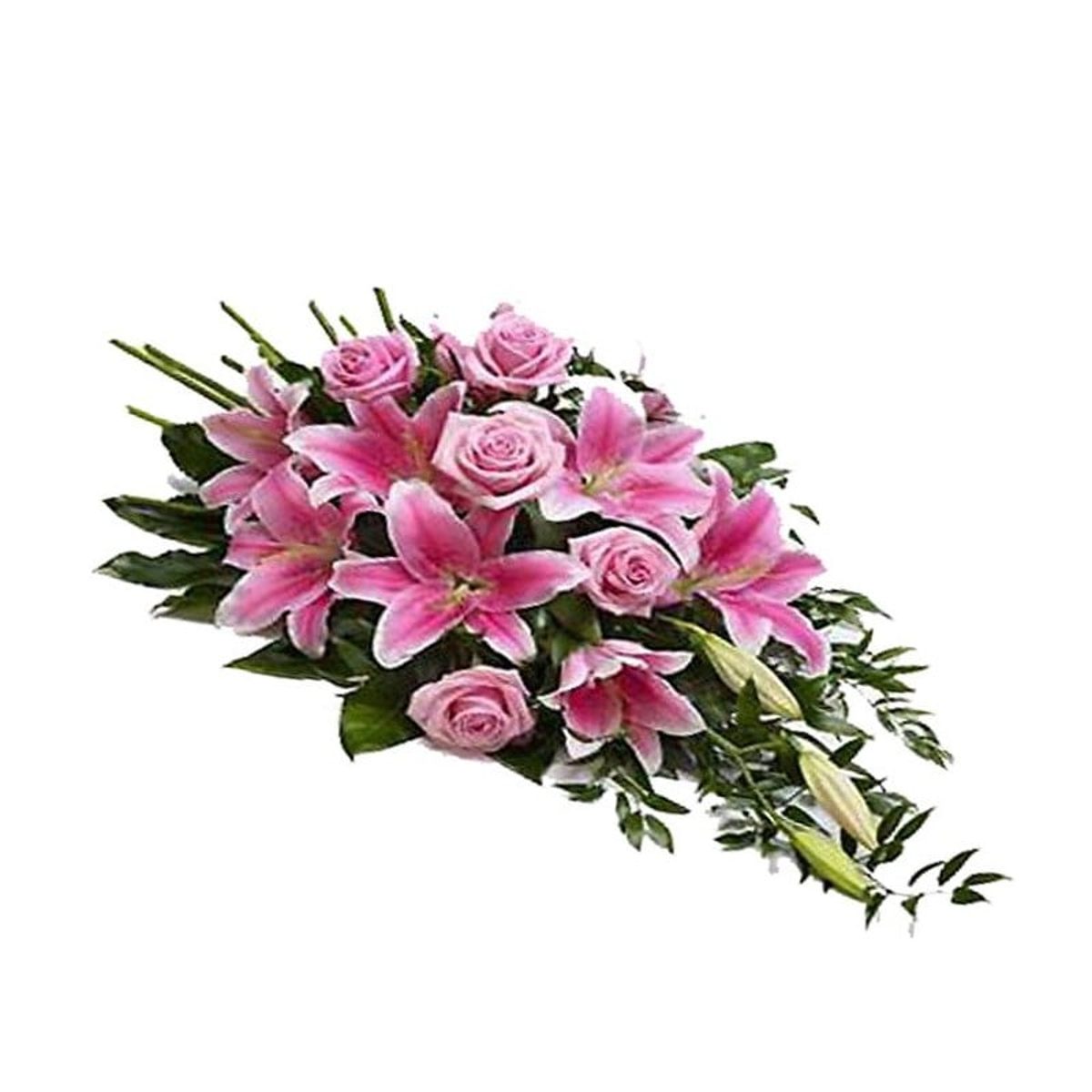 Ramo funeral fucsia