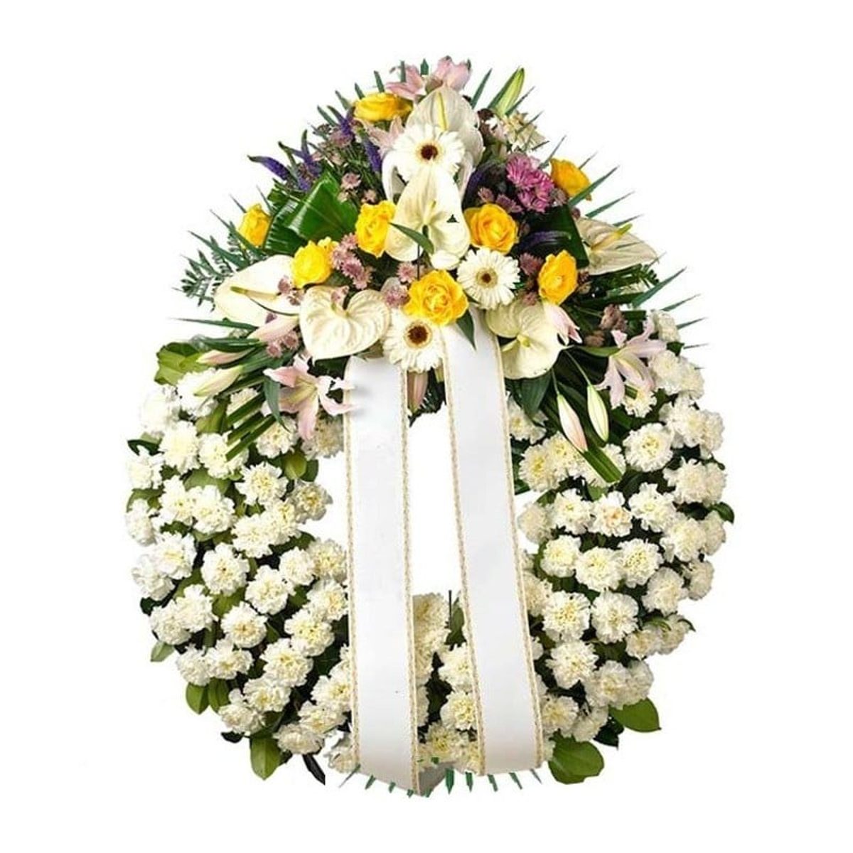 Corona de flores Beta