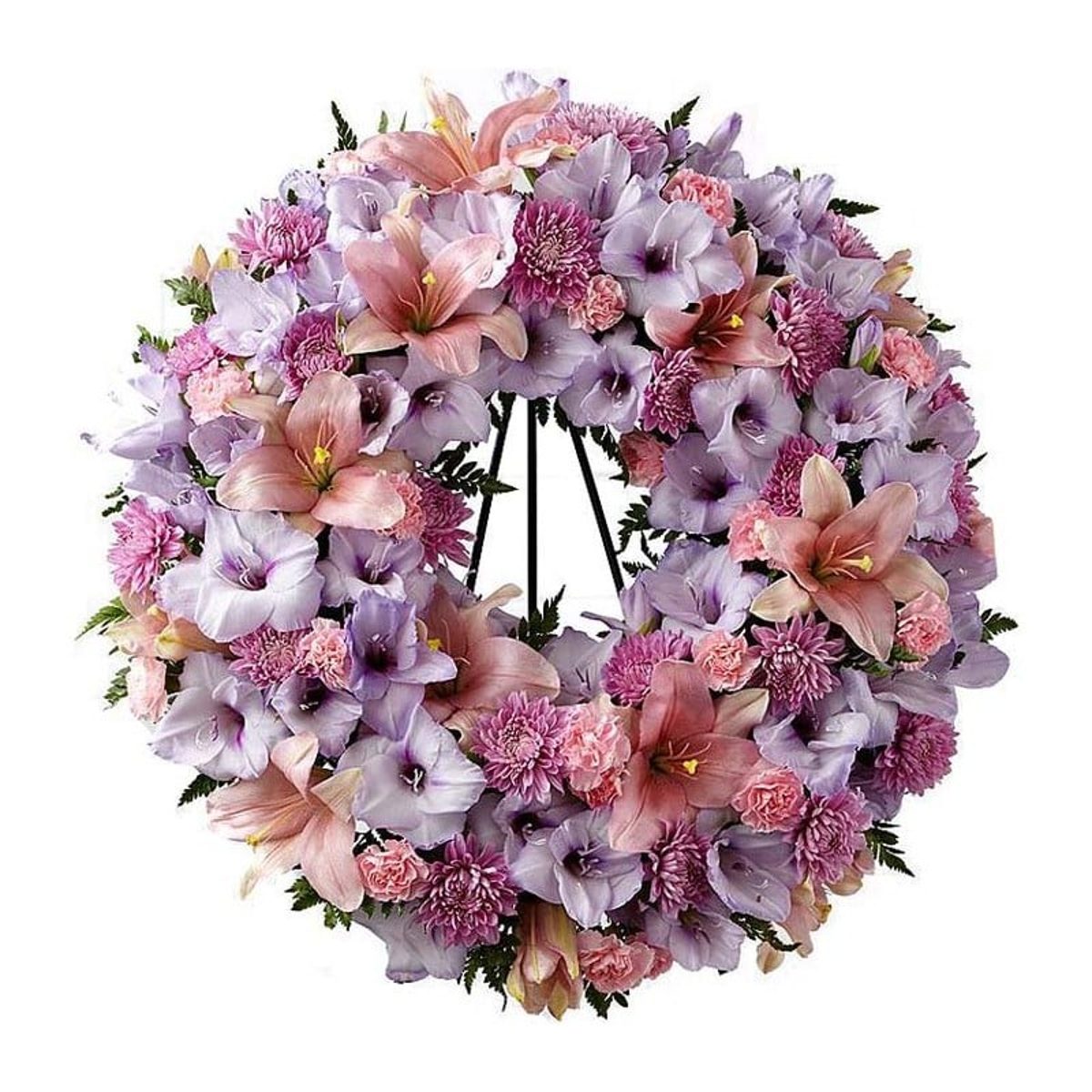 Corona de flores Omicron