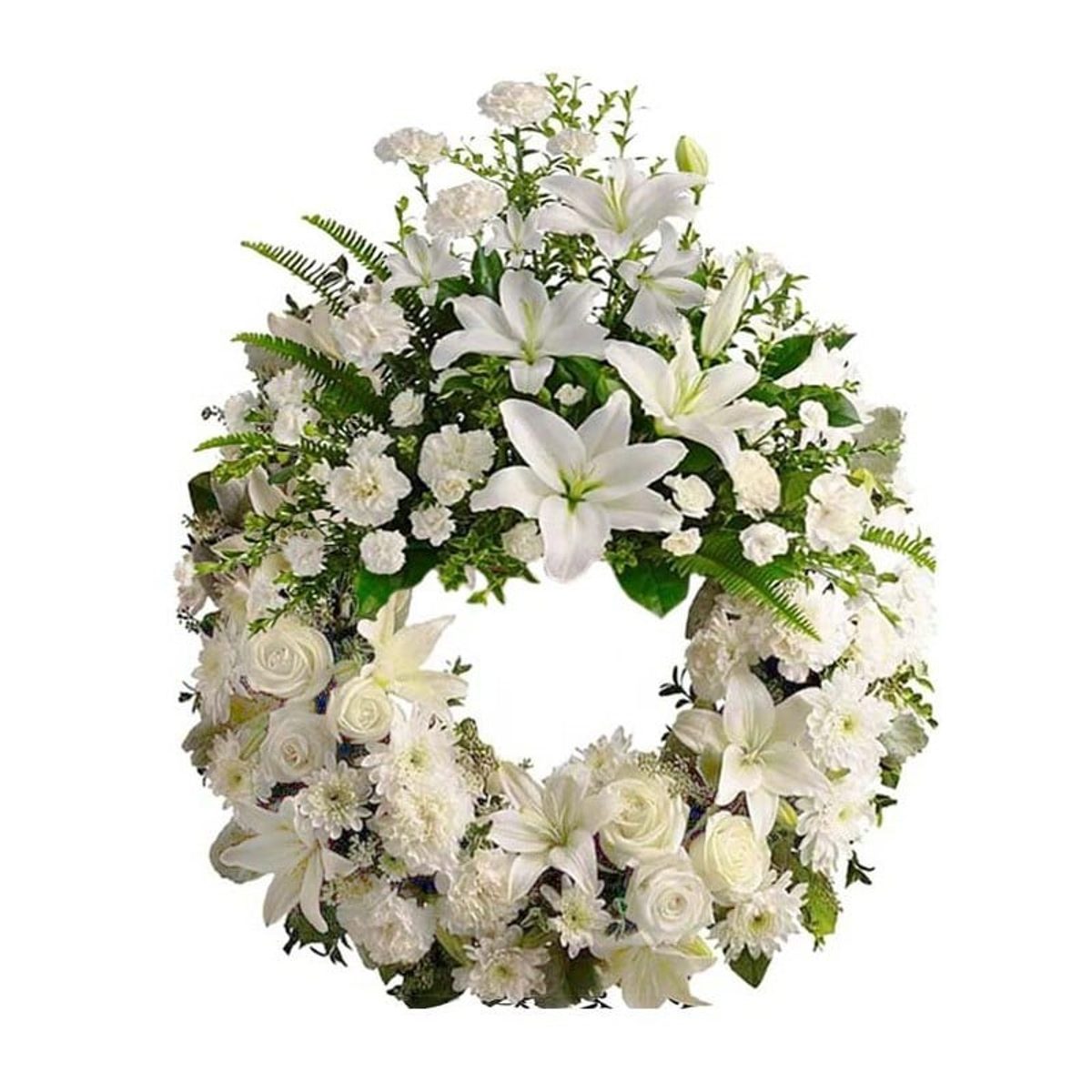 Corona de flores Albia
