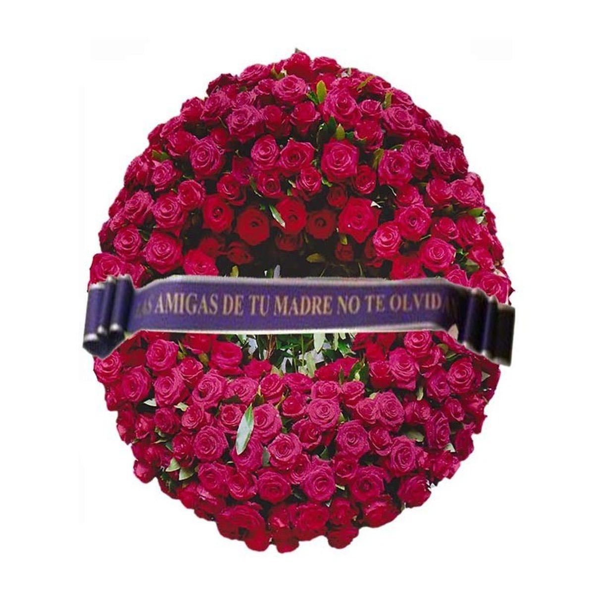 Corona funeraria de Rosas Rojas