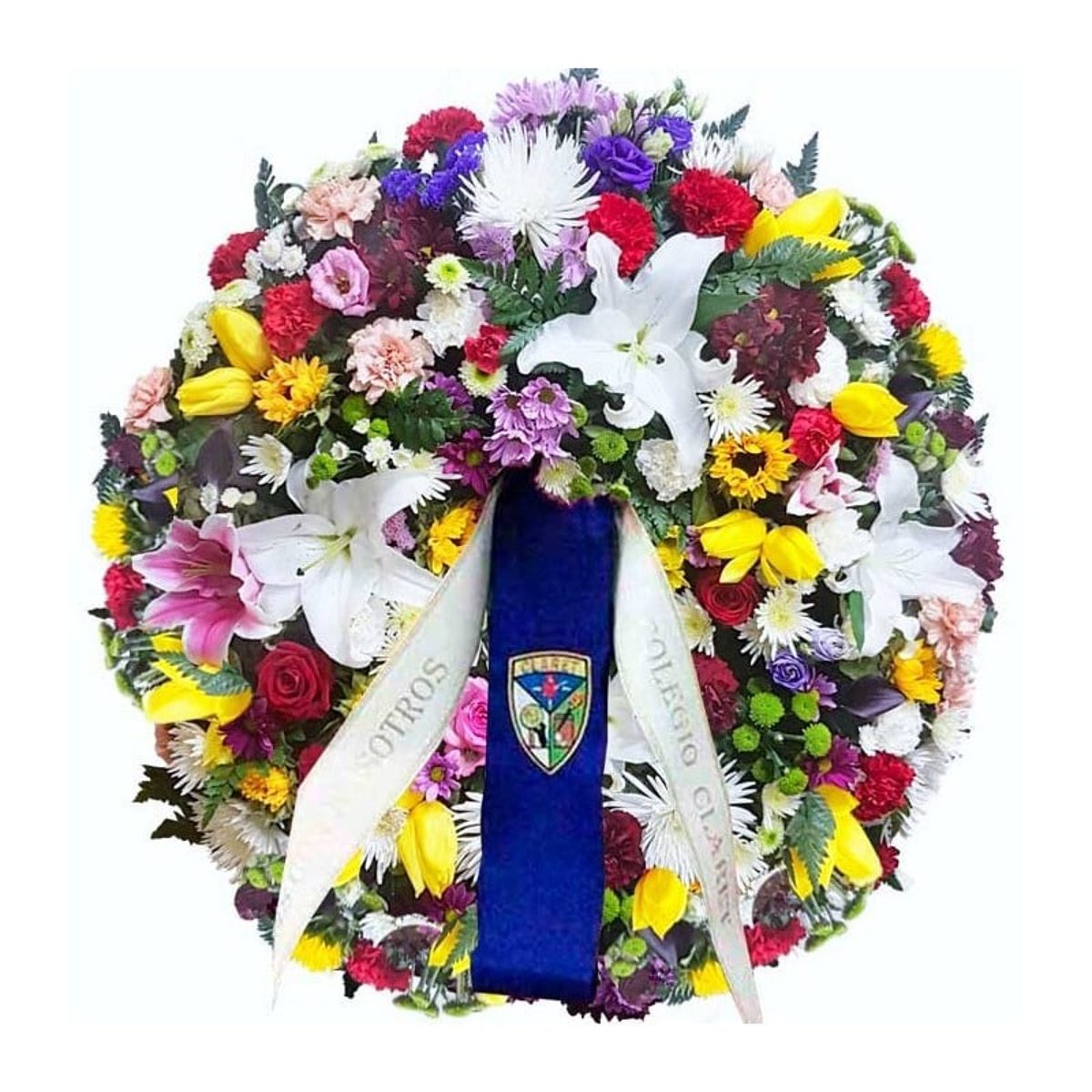 Corona de flores Leader