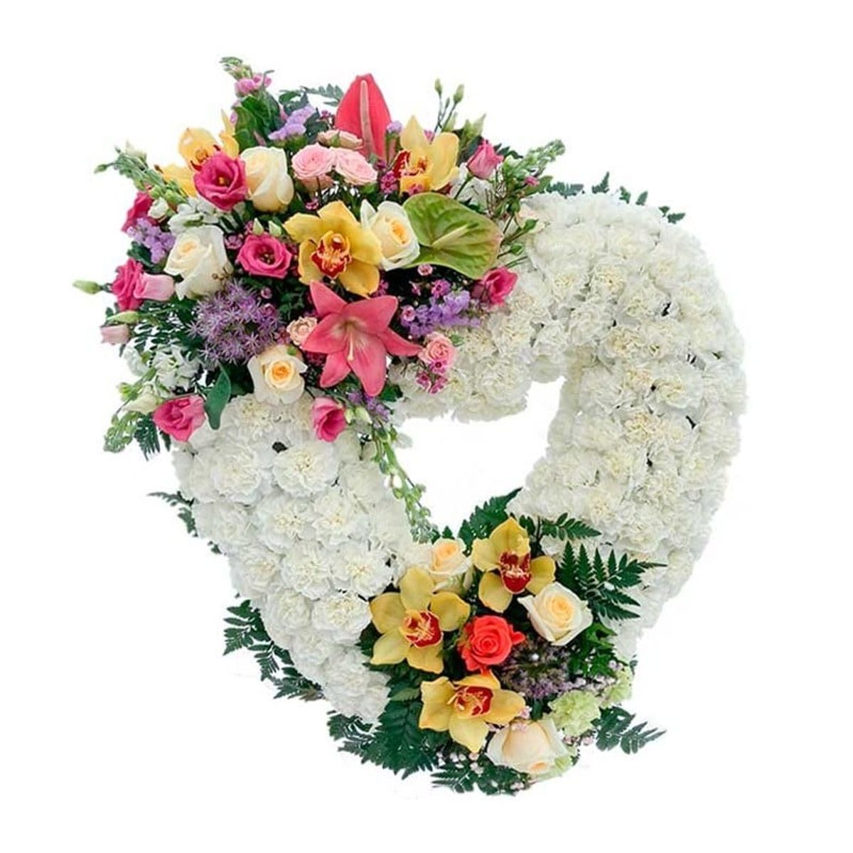 Corona de flores Amor