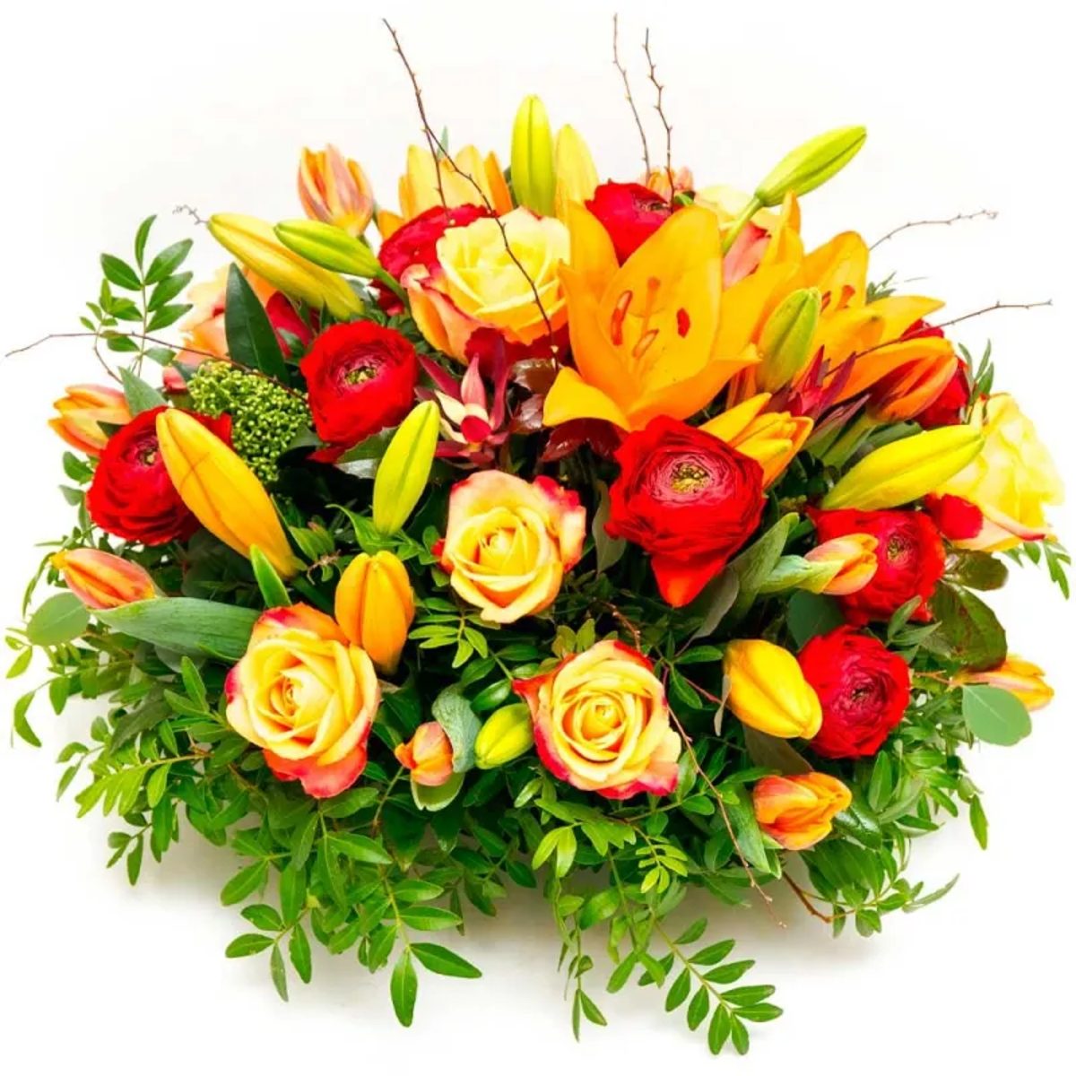 Centros y flores para difuntos en tanatorios de Madrid.