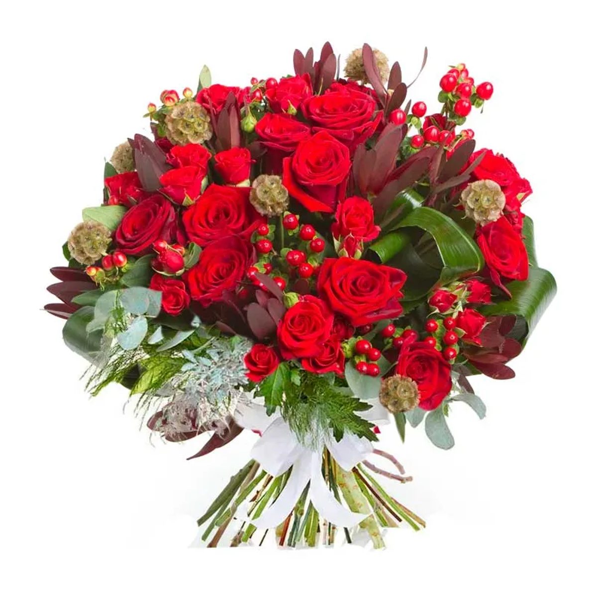 Envío de ramos de rosas rojas a domicilio