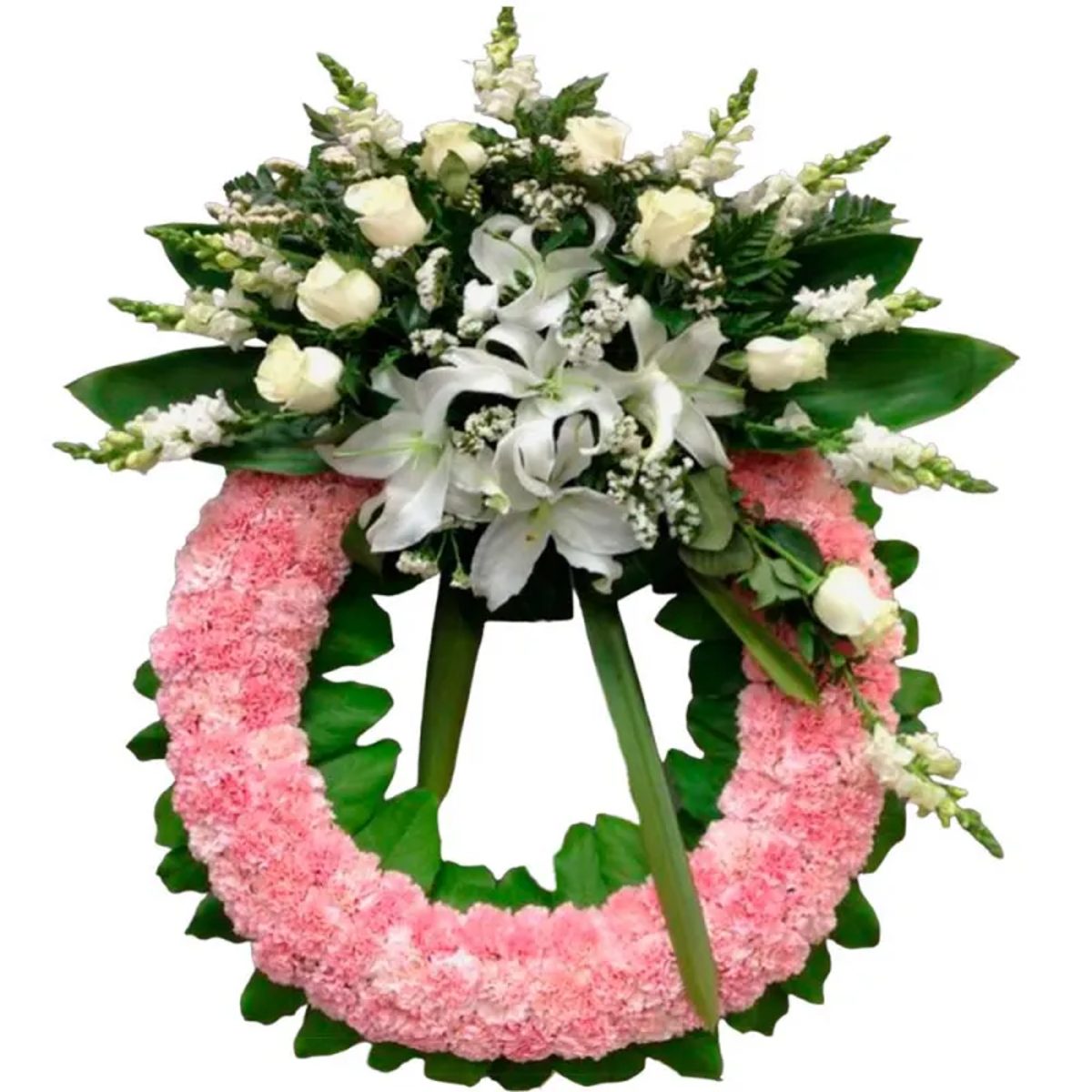 Venta y entrega urgente de coronas de flores en Madrid.