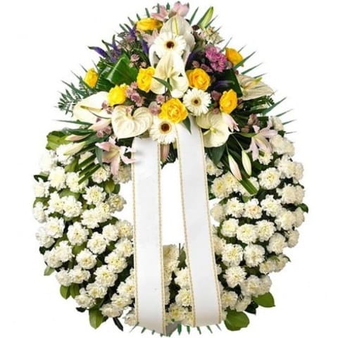 Corona de flores Beta