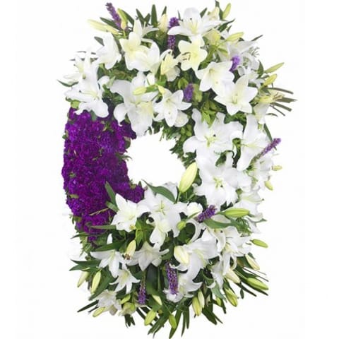 Corona de flores Cristal