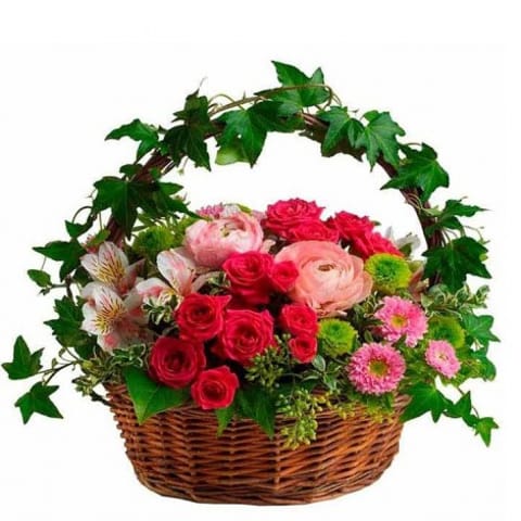 Cesta de flores Tamesis