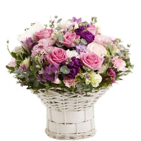 Cesta de flores provenzal