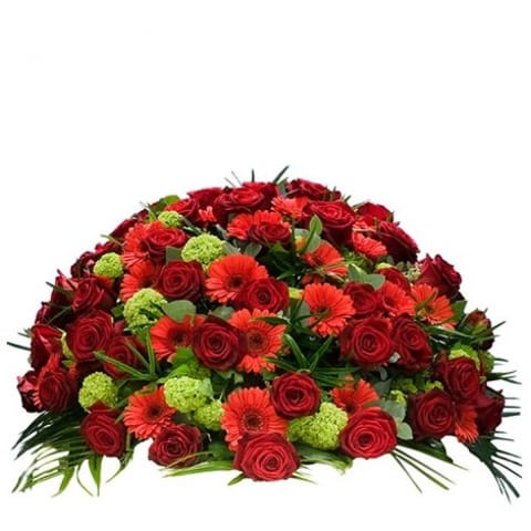 Centro de flores para funeral 8