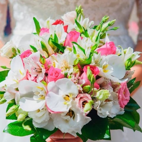 Ramo de novia Coral