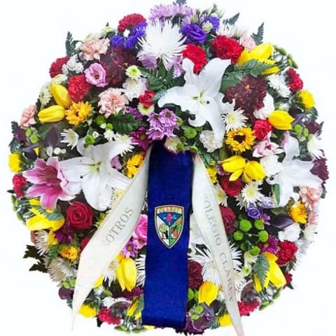 Corona de flores Leader