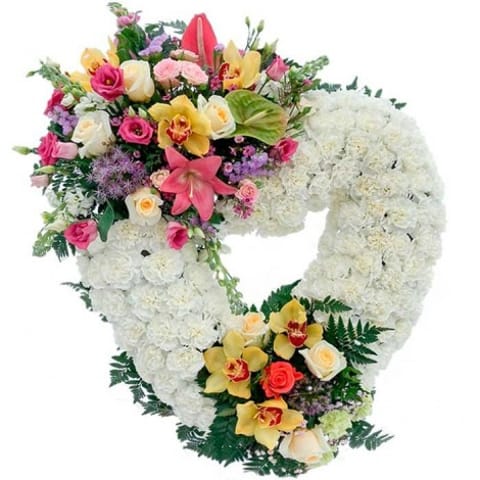 Corona de flores Amor