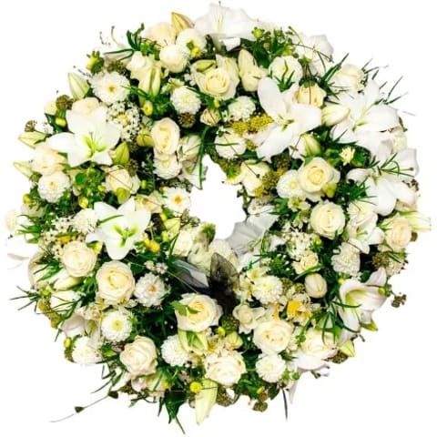 Corona de Flores fúnebre Madrid.