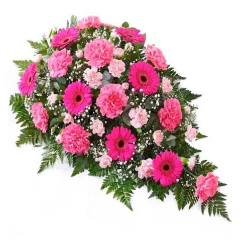 Almohadón de Flores para funeral en Madrid.