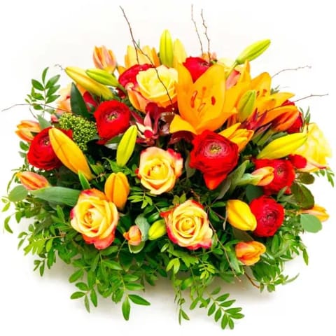 Centros y flores para difuntos en tanatorios de Madrid.