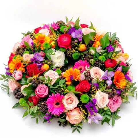 Centros de flores para fallecidos en Madrid.