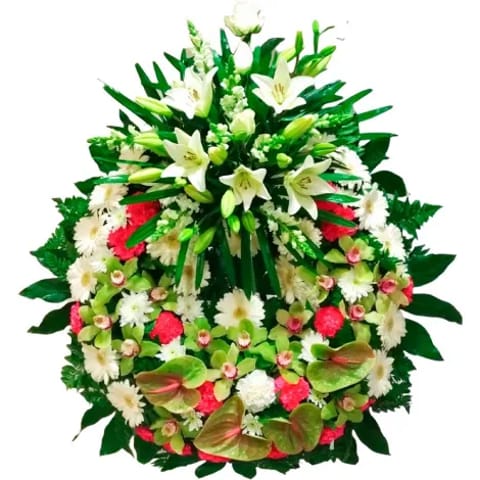 Corona de flores Alpes