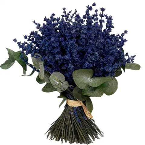 Ramo de lavanda preservada