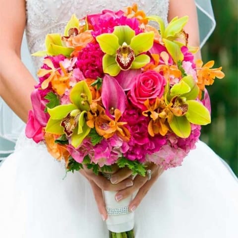 Ramo de novia Caribe.