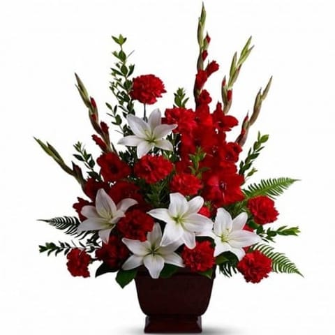 Centro flores funeral 007