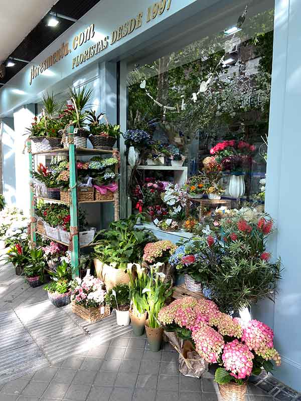 Floristería Menta y Canela. Madrid