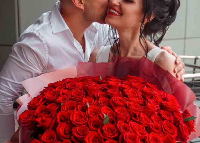 Cuántas rosas enviar en un ramo